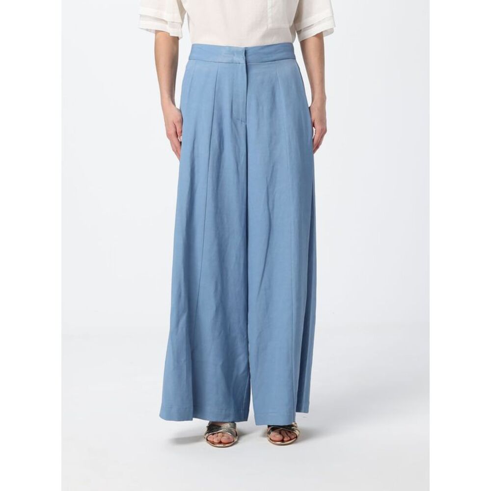 Meimeij Pants Woman Gnawed Blue